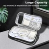 Tking Versatile Travel Organiser with Zip, Double Layer Electronic Accessories,