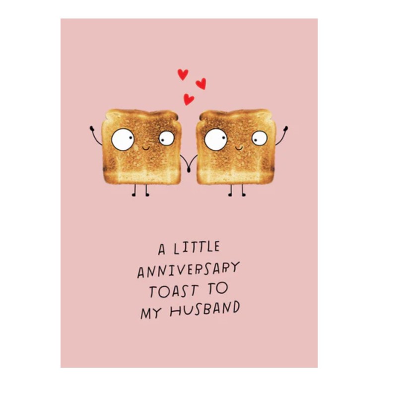 KATE SMITH Happy Anniversary Husband Occasion Card