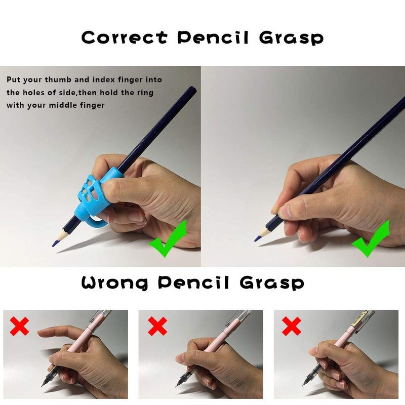 KOABBIT - Pencil Grips/Holder for Kids Handwriting, Toddlers/Preschool 2-4 Year