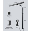 SUPERDANNY LED Desk Lamp for Office Home, Eye-Caring Desk Light