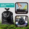 32-33 Gallon Black Trash Bags, Heavy-Duty | 32” x 38”