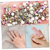 IWOWHERO 2880pcs Crystal Glass Rhinestones Nail Art Charms Versatile DIY