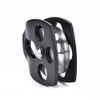 Outdoors Climbing 32KN Rescue Pulley Single Sheave with Swing Plate