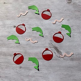 Largemouth Bass Fishing Confetti, Bass Confetti, Fish Confetti, Worm Confetti, Bobber Confetti, Fishing Party Supplies, Fish Decorations, Table Scatter, Fishing Theme