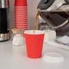 Restaurantware 12 Ounce Disposable Coffee Cups 25 Ripple Wall Hot