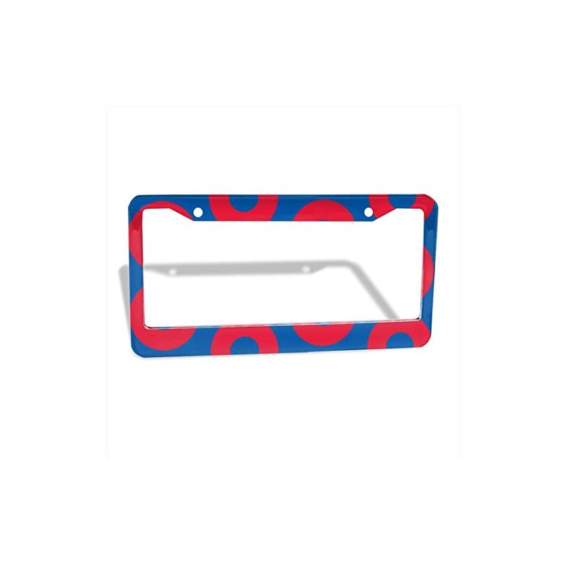 WHXSSJ Phish Circles Aluminum Universal License Plate Frames