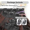 Clip in Hair Extensions 24 Inch 4pcs Set Curly Wave