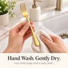 5-Piece Gold Dessert Fork Set – 410 Stainless Steel Fruit