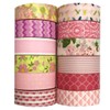 Allydrew Washi Tapes Decorative Masking Tapes, Set of 12, ADSET38