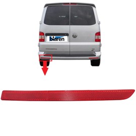 BIAREN Rear Bumper Reflector Light Lamp Lens Marker Left Side For Volkswagen VW T5 Transporter Multivan (2012-2016) 7E0945105A