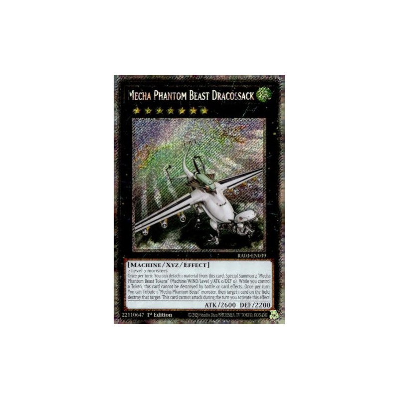 Mecha Phantom Beast Dracossack (Platinum Secret Rare) - RA03-EN039 -