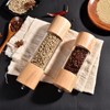 Manual Pepper Grinder Multifunctional Efficient Grinding Oak Patchwork Acrylic Pepper