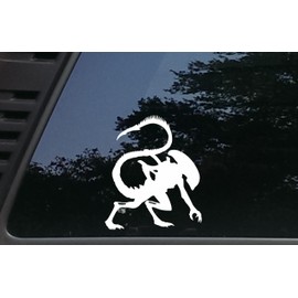Alien Xenomorph - 5 1/2" x 6 1/2" die Cut Vinyl Decal/Bumper Sticker for Windows, Cars, JDM, Trucks, Bumpers, Tool Boxes, Boats, laptops - virtually Any Hard, Smooth Surface. Made in The USA