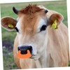 KONTONTY 10 Pack Calf Weaning Clip Plastic Nose Ring Farm