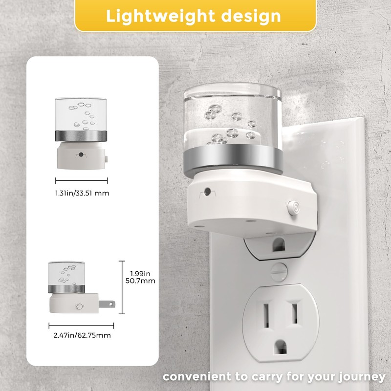 L LOHAS LED Night Lights Plug into Wall, 2 Pack