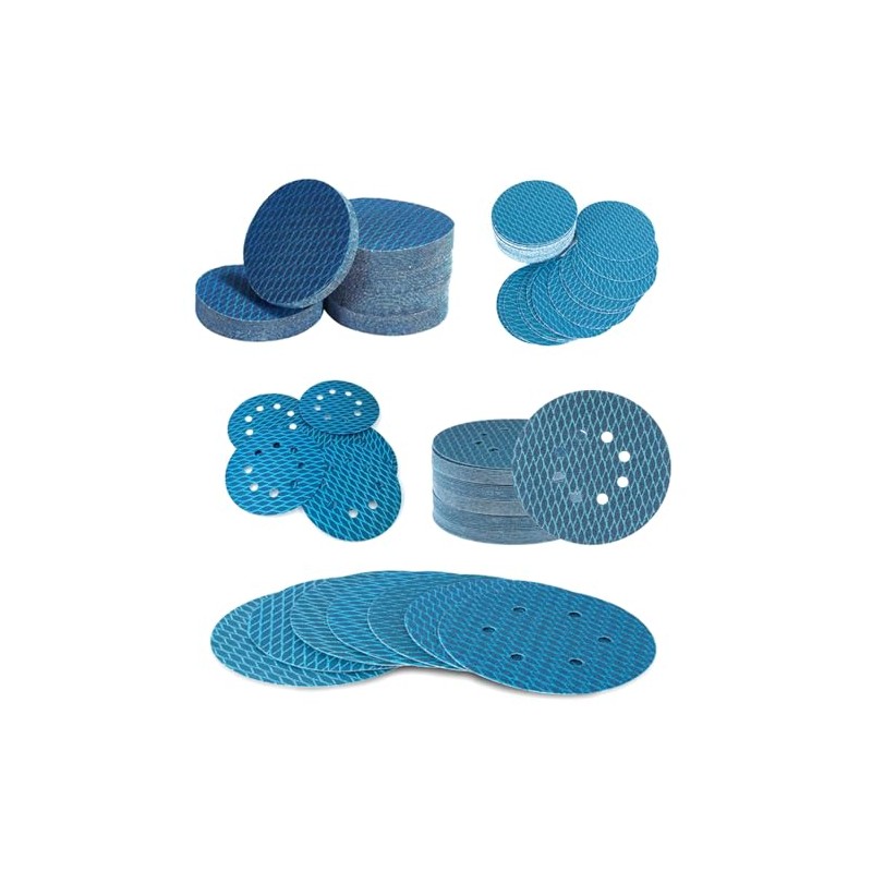 100Pcs Orbital Sander Sandpaper 5inch 8 Hole Sanding Disc Hook