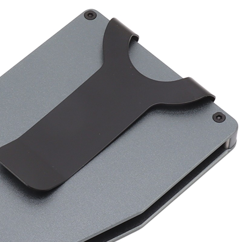 Minimalist Card Holder Aluminum Alloy Auto Ejected Anti Theft Credit