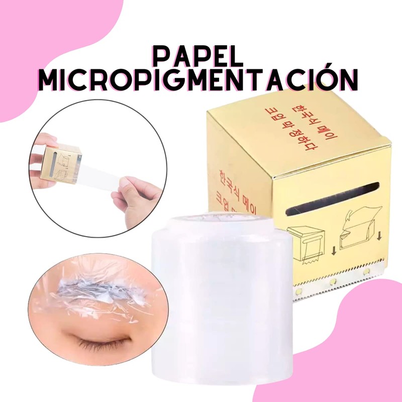 Rollo Papel De Micropigmentación Microblading Para Cejas 1pz - plástico