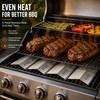 Stainless Steel Grill Heat Tents for Gas Grills – 4-Piece