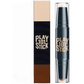 2 en 1 Maquillaje Highlight Shading Stick, kit natural y bronceador en barra, corrector de doble cabeza, lápiz iluminador corrector de impermeable de larga duración (1#)