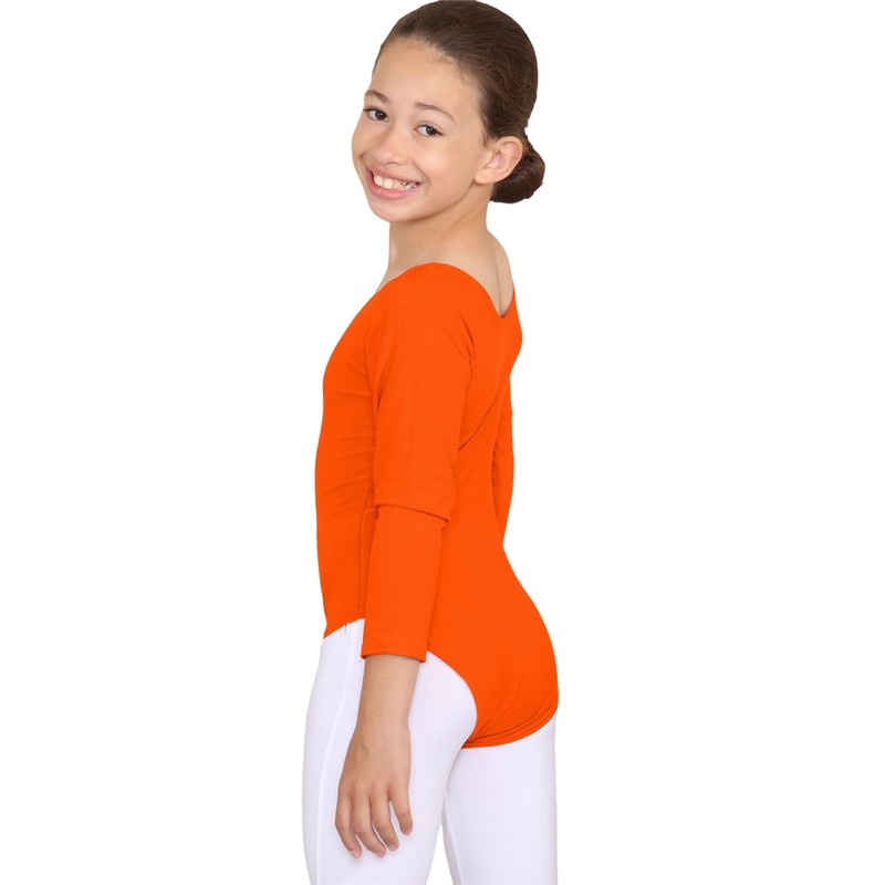 Hamishkane Children's Girls' Microfibre Jersey Dance Gymnastics Ballet Long Sleeve