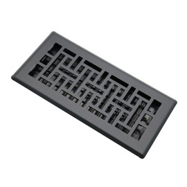 Air Vent Floor Register Heavy Duty Walkable Floor Vents 4X12 Inch Decorative Floor Vent for Room Brushed Black Finish
