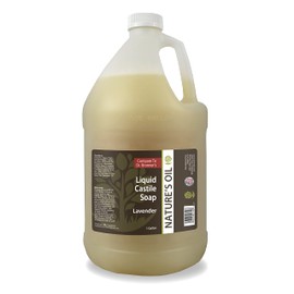 Nature's Oil Liquid Castile Soap, Lavender Scented, 1 Gallon