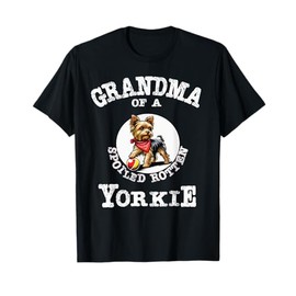 Yorkshire Terrier Yorkie Grandmother Grandma Gift T-Shirt