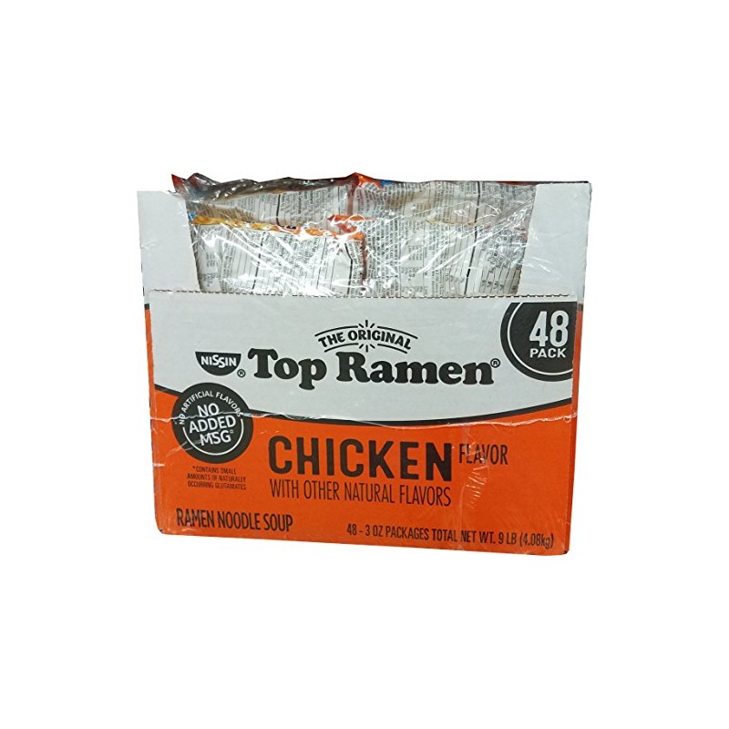 Top Ramen Chicken Flavor Ramen Noodle Soup - 3 Oz