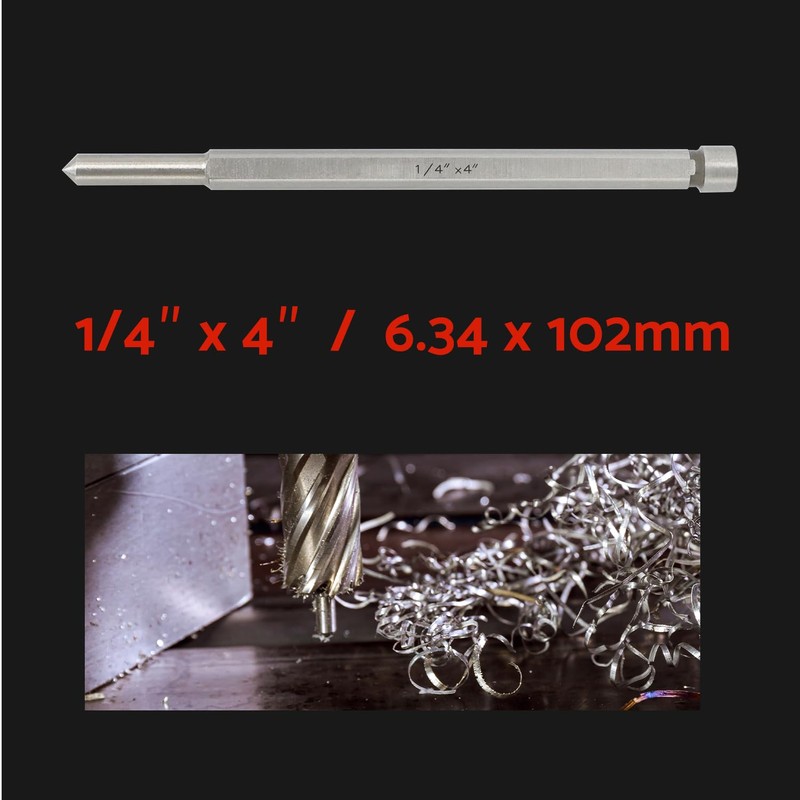 S&F STEAD & FAST Pilot Pin for Annular Cutter 2-Pc,