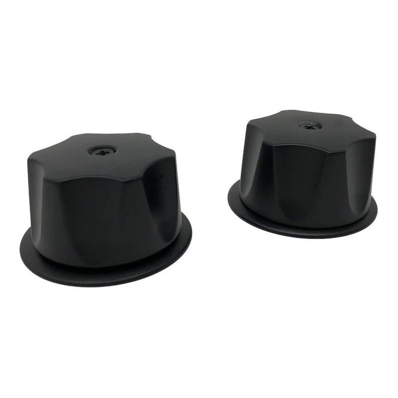 Regadera De Pared Acero Inoxidable Negra Mate 20cm Cuadrada Con