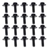 DUSCOKE 20PCS M6-1.0 Hex Head SEMS Body Bolts, Universal Car