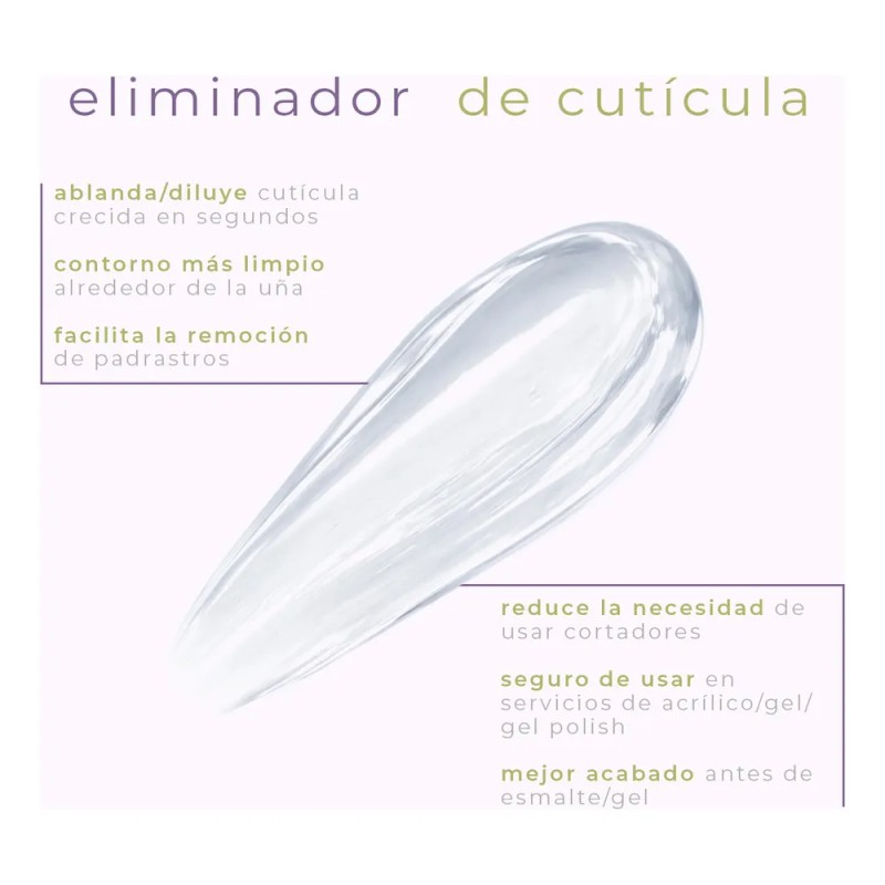 Eliminador De Cuticula Manicure Profesional Spa 118 Ml