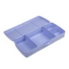 Tupperware Breakfast Buffet Lunch Box with Divisions and Ketchuplöffel Strawberry