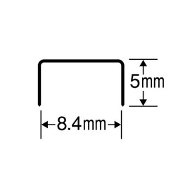 Max Stapler Needle Small No. 10 Series No. 10-1 m Stainless Steel Bulk 00004203 [Set of 10]
