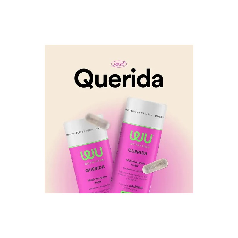 Suplemento Multivitaminico Mujer Querida Nutrition 120 Capsulas Colágeno Hidrolizado Vitaminas