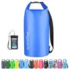 OMGear Waterproof Dry Bag Backpack Waterproof Phone Pouch 40L/30L/20L/10L/5L Floating