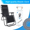 COITEK Universal Zero Gravity Chair Repair Cord Kit, 4 Pack