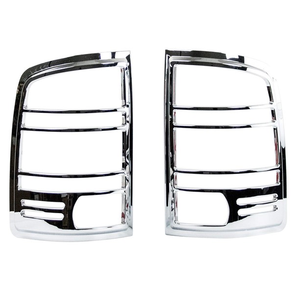 Restyling Factory Chrome ABS Tail Light Bezel Trim Cover for