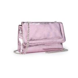 VNFIOEI Small Clutch Bag with Chain, Fashionable Shoulder Bag, Elegant Evening Bag, Mini Handbag, pink