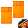 Silicone Griddle Tools Mat for Blackstone,Grill BBQ Caddy Utensils Holder