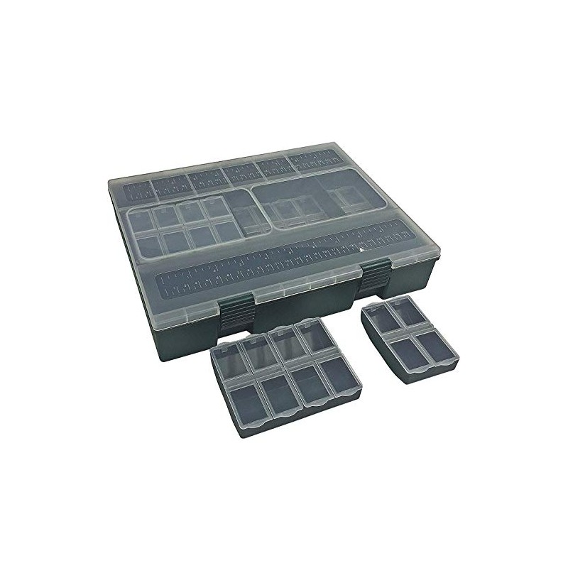 FLADEN Fishing System Tackle Box 10 Sectioned Specialist Terminal Storage