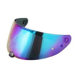Hj-31 Motorcycle Helmet Visor,Shield Replacement Visor for i10 /i70,Motorcycle Visors,Motorcycle Helmet Visor Accessories (Rainbow)