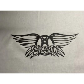 SINGER 1 Aerosmith Logo Quilt Block “rock Music Fabric Material Steven Tyler Crazy
