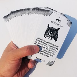 iksya Spirit Animal Oracle Cards - Juego de 54 cartas de tarot y tarot de oracle con significados en ellas para principiantes, Oráculo, gran regalo para amigos o familiares