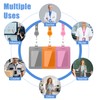 Boocalny 24 Pcs ID Badge Holder with Retractable Lanyard, Colorful
