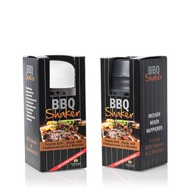 Set for making your own barbecue sauces with 2 x BBQ shakers (each 325 ml) in black and white. Patent. The original made in Germany