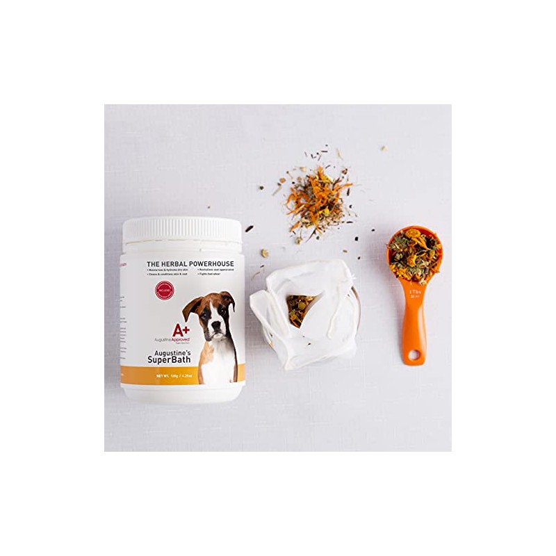 Augustine Approved SuperBath for Healthy Coat for Dogs Cats Pets