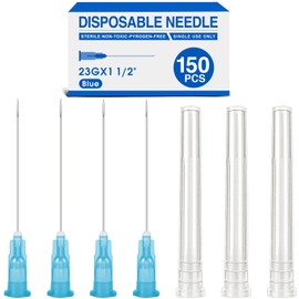 150 Pack 23 Ga 1.5 Inch Luer Lock,Lab Accessories, Industrial Dispensing Accessories, Individually Packaged