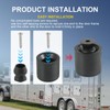 RADHLBNIU Trailer Door Holder Kit Low Profile Rubber Door Holder